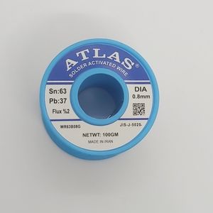 سیم لحیم اطلس مدل g100 وزن 100 گرم